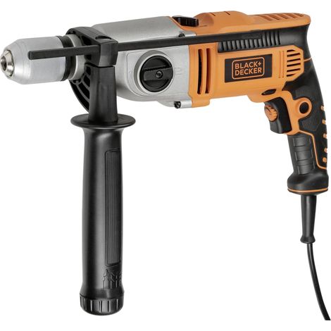 Perceuse à Percussion électronique 2 vitesses 1100 W Orange (1/3)