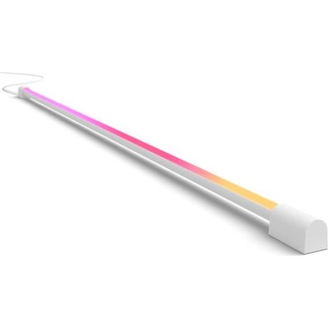 Philips Hue Play Gradient Light Tube 125cm, Blanc, synchronisation de la lumière avec l'écran (nécessite Hue Sync Box - non fourni), fonctionne avec Alexa, Google Assistant et Apple Homekit (1/5)