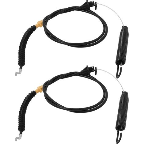 2 pièces Câble d'engagement de plateau de tondeuse à gazon compatible avec la tondeuse à gazon série 700 OE 946-04173E 746-04173 290-087 Câble d'entraînement de plateau de tondeuse (1/5)