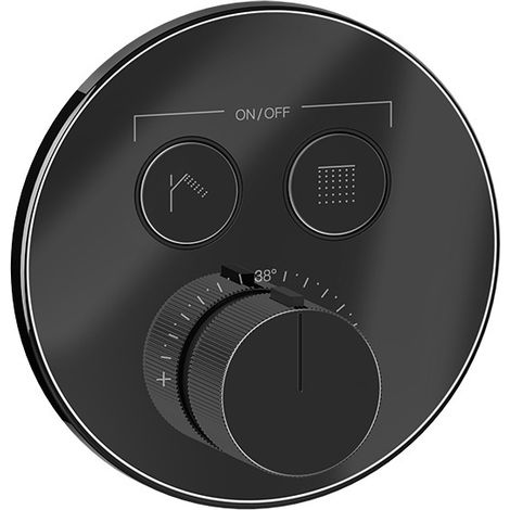 Gessi Hi-Fi Fertigmontageset Thermostat mit Tasten-Bedienung