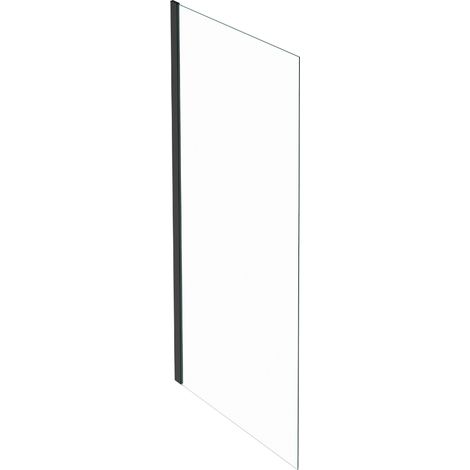 Paroi de douche fixe ou paroi latérale 200 x 90 JACOB DELAFON Contra noir mat (1/5)