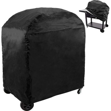 Lauwexe – Housse de barbecue imperméable 80x66x100cm – Tissu Oxford résistant aux intempéries – Ajustement avec bande élastique – Protection optimale (1/5)