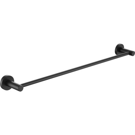 Bristan RD RAIL BLK Round Towel Rail Brass Black