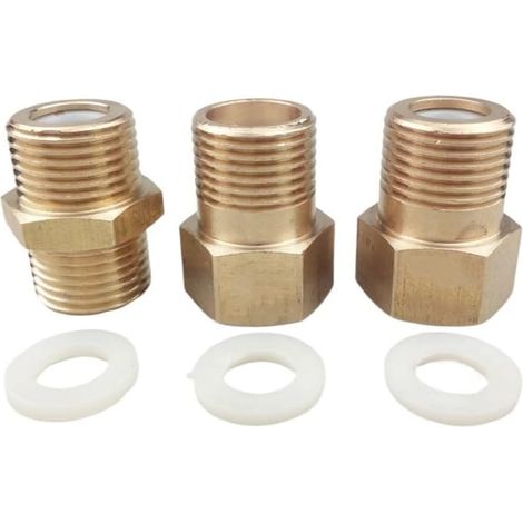 Clapet anti-retour en laiton à filetage mâle femelle 1/2"