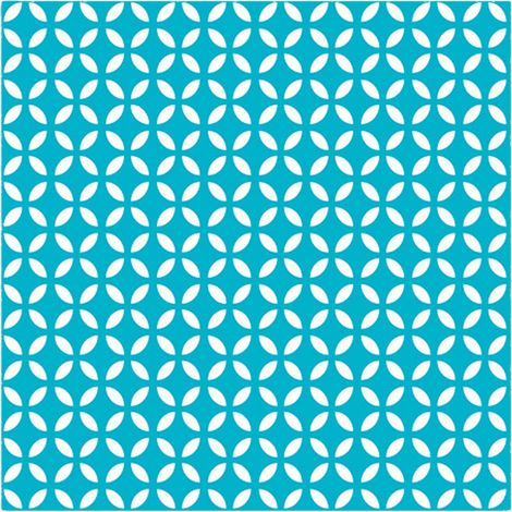 20 serviettes papier geometrique bleu