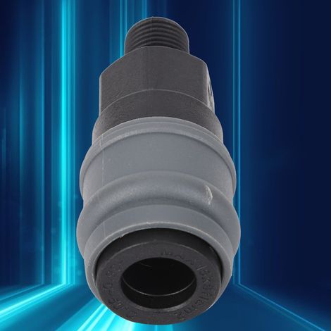 Schnellkupplung aus Kunststoff und Stahl, Typ SM-C, selbstverriegelnd, pneumatischer Schlauchanschluss, pneumatische Anschlüsse (G1/4" (20)) (1/5)