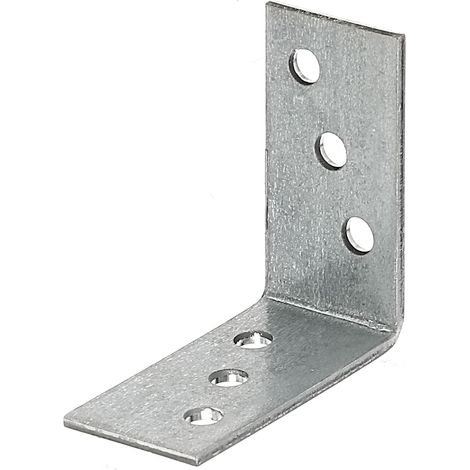 Équerre d'assemblage – Galvanisée Sendzimir – 40 x 40 x 20 mm – Set de 25 pièces – Marque Alberts (1/2)