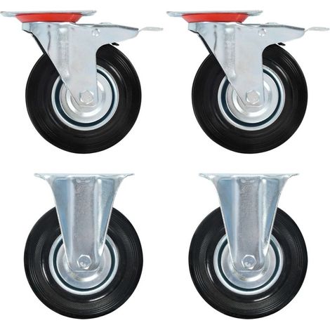 4 rouleaux, 125 mm