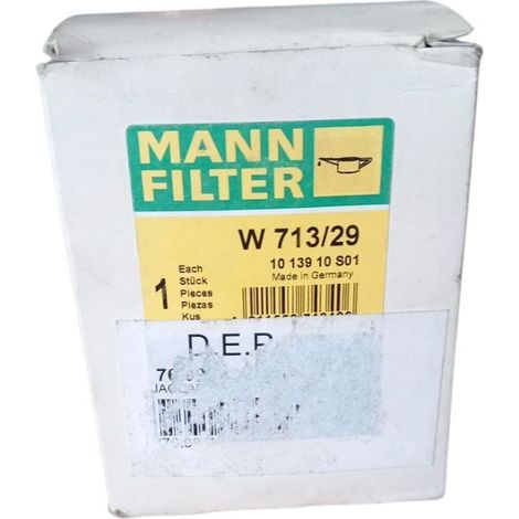 Filtro olio motore marca man filter codice filtro w 713/29