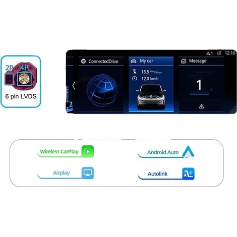 Modulo CarPlay e Android Auto, connettività wireless, installazione semplice, sistema EVO (1/2)