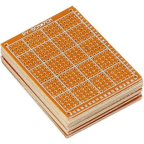 Kit de prototypage de 10 circuits imprimés, carte de circuit imprimé universelle à 432 trous -- (1/5)