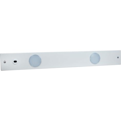 Tibelec – Réglette LED 7W 600 lumens 4000K – Interrupteur infrarouge – Branchement direct 230V – Pour éclairage sous meuble