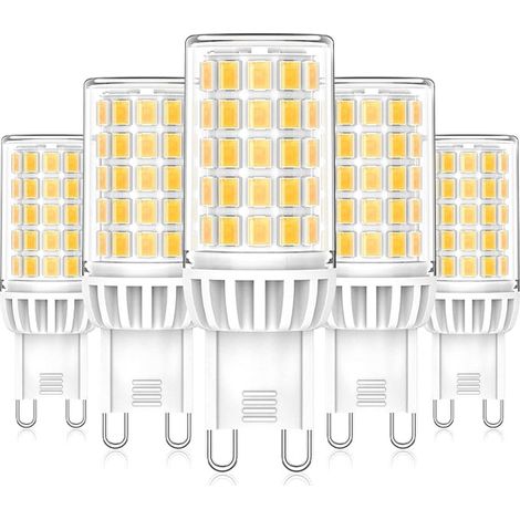 G9 LED Bulbs Natural White 4000K, 6W Replacement 50W 60W Halogen, Beam Angle 360° LED G9, Not Dimmable AC 220-240V