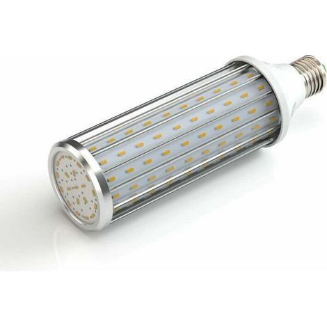 Ampoules LED E27 45W 6000K 4450LM 140X5730SMD Ampoule de Maïs,450W Ampoule de haute puissance en aluminium de conversion,réverbère de LED, 360 degrés projecteur, pour le garage, allée (1/4)