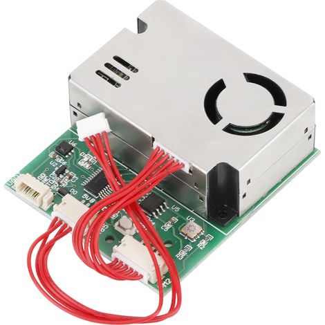 6-in-1-Detektor: Luftstaubsensormodul, Rauchpartikelsensor mit Kabel zur Messung von PM2,5 (Luftreiniger). (1/4)