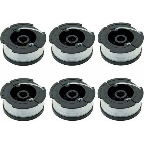 Lot de 6 bobines A6481 A6485 pour tondeuses Black Decker (1/5)