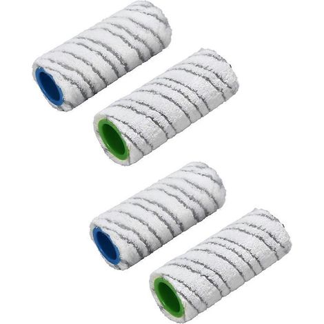 Lot de 4 rouleaux de rechange pour nettoyeur de sols durs Karcher FC 7 Premium C (150 x 60 mm) (1/5)