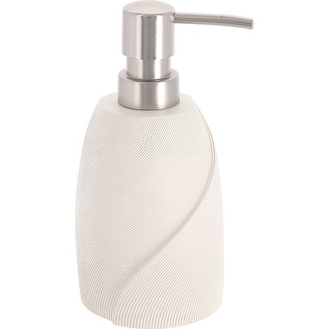 Distributeur a savon polyresine oprah 350 ml - ivoire - Tendance