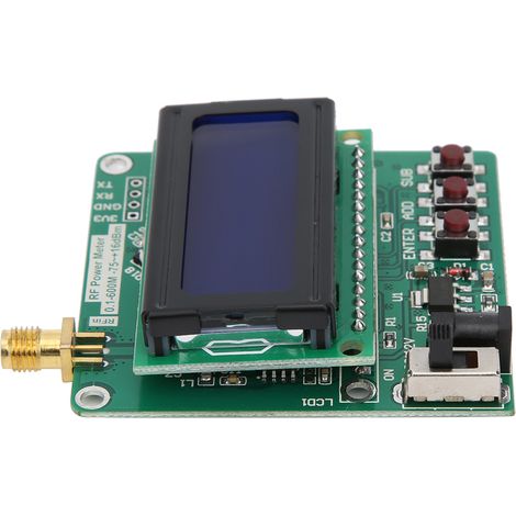 1M-8G HF-Leistungsmesser, Digitalanzeigemodul, Signaldämpfung, Kraftmessset, LED-Bildschirm (1/5)