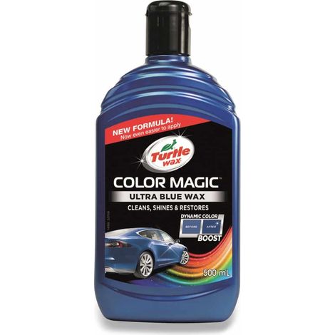 Turtle Wax Color Magic Ultra Blue 500ml Triple Action Car Polish - Entfernt Kratzer und Schönheitsfehler, während Sie einen tiefen Glanz bauen - starten Sie Ihre Autos, die Arbeit blau restaurieren (1/3)