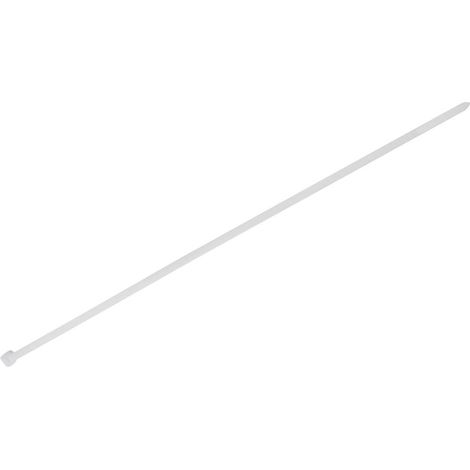 TRU COMPONENTS 1578021 Serre-câble 300 mm 4.80 mm blanc stabilisé à la chaleur 100 pc(s) S467591 (1/2)