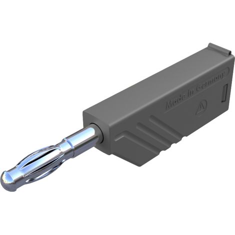 Hirschmann Test & Measurement LAS N WS grau Lamellenstecker Stecker, gerade Stift-Ø: 4 mm Grau 1 St.