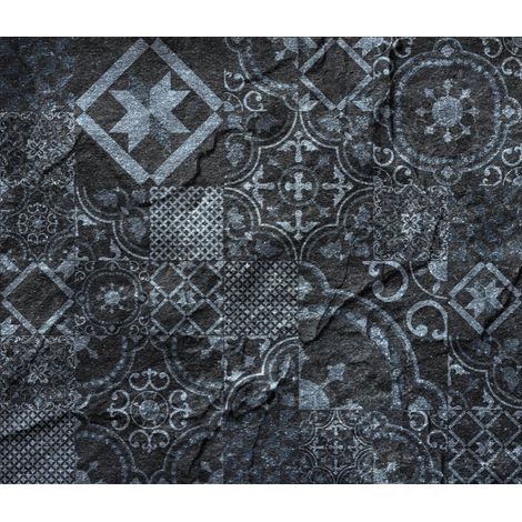 Crédence adhésive aluminium effet ardoise – Dimensions 70x40 cm – Épaisseur 3 mm – Adhésif double face pour surfaces lisses – CPM
