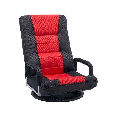 Chaise de sol pivotante à 360° avec accoudoirs fauteuil de sol (1/5)