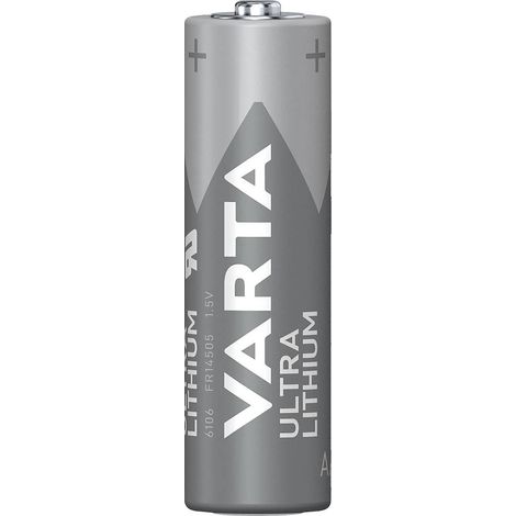 LR6/AA - PILE LITHIUM VARTA 1.5V BLISTER DE 4 (1/10)