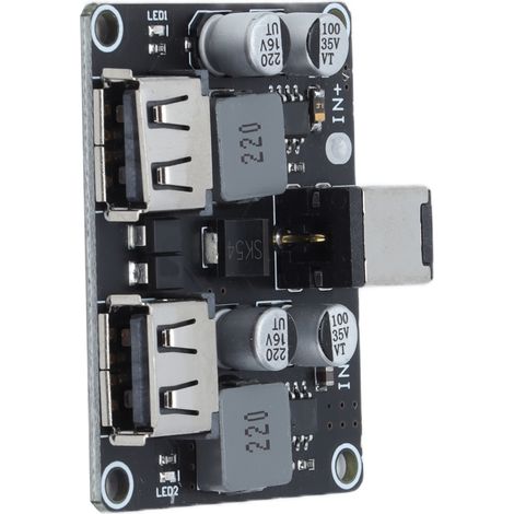 Module convertisseur DC réglable rapide pour chargeur de téléphone, alimentation de voiture, enregistreur de conduite (1/5)