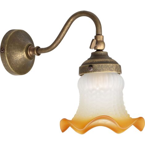 Florale Wandlampe