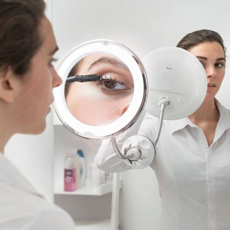 Espejo de aumento LED con brazo flexible y ventosa, mizoom innovagoods (1/5)