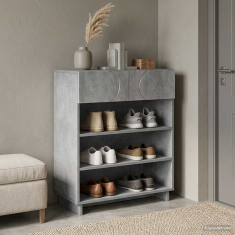 vidaXL Mueble zapatero 73 x 38 x 87,5 cm Madera tecnológica (1/5)