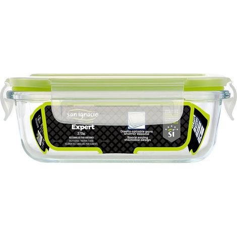 HERMÉTICO RECTANGULAR 370ml BOROSILICATO EXPERT SG4700 SAN IGNACIO (1/2)