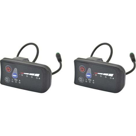 2X Affichage de Vélo électrique Panneau de Contrôleur JN S810 Affichage LED Accessoires étanches pour Vélo électrique Ebike, 48V (1/5)