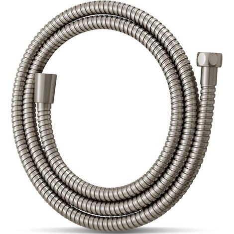 Duschschlauch Edelstahl 1,6m Geb&xFCrsteter Nickel 1.6m (1/5)