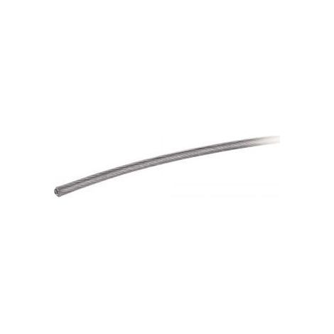 Mètre de Câble monotoron Diamètre 3 Inox A4 GAINE PVC (vendu au m)-100 pièces (1/3)