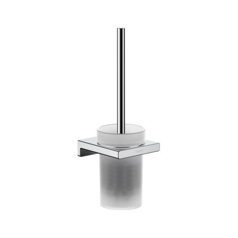 Hansgrohe AddStoris - Bürstenhalter Wandmontage, Glas matt/ verchromt 41752000
