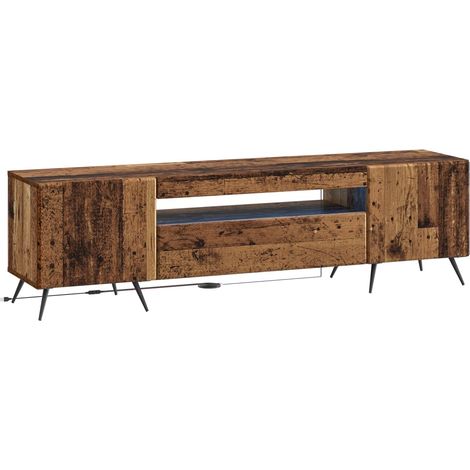 LED-TV-Schrank Altholz Holzwerkstoff vidaXL (1/5)