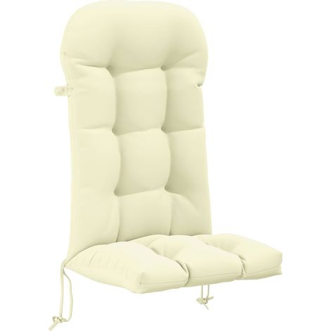 Sun Lounger Cushion PUTTEN 100% Polyester Cream vidaXL (1/5)