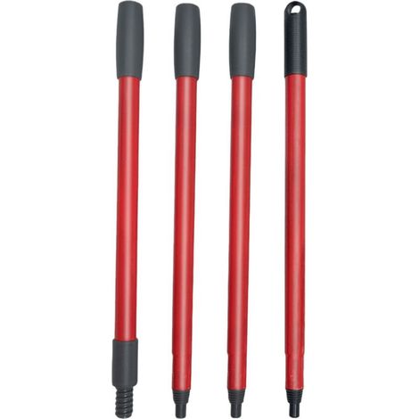 Tête de vadrouille de Remplacement,Base,Manche Compatible avec Vileda Turbo 3-en-1 la vadrouille en Microfibre,Housse de tête de vadrouille Triangulaire et Manche de vadrouille (1/5)