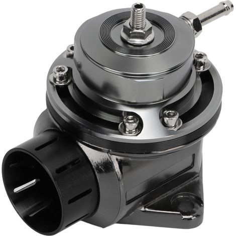 Soupape de décharge de pression Turbo BOV, diamètre intérieur 40 mm, longueur 65 mm, compatible avec les modèles universels, noire (1/5)
