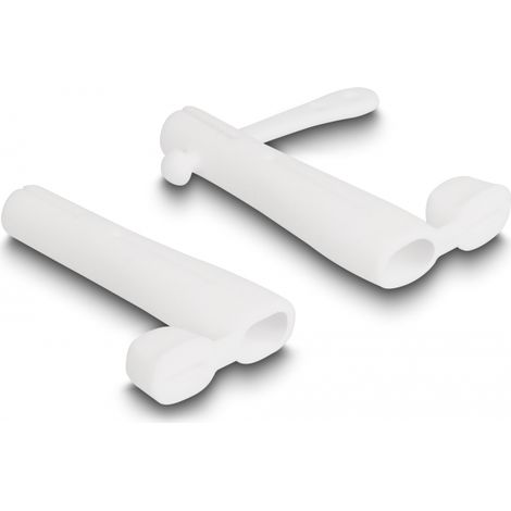 Delock Funda antipolvo para USB Type-Câ¢ macho y Apple Lightningâ¢ macho set 2 piezas blanco