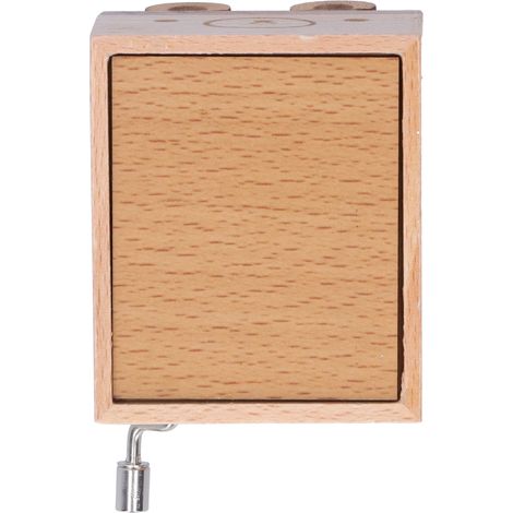 Boîte à musique miniature à manivelle, objet de décoration artisanale pour la maison ou le bureau, cadeau idéal pour la fête des enfants, en forme d'ours. (1/5)