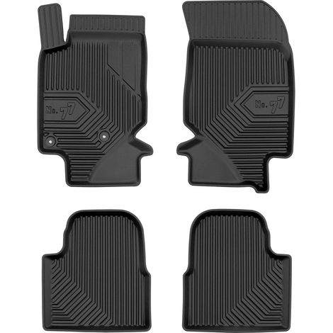 Tapis de Sol de Voiture pour Peugeot 2008 II 2019-2023 Pre-FL TPE Noir 4Pcs (1/5)