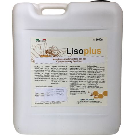 Lisoplus 5 litri - integratore per migliorare la covata delle api