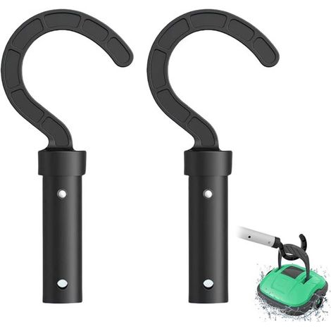 Ganci a due sezioni per robot pulitori di piscine e ganci per aste, compatibili con tutti gli aspiratori, per uso terrestre e subacqueo. (1/5)