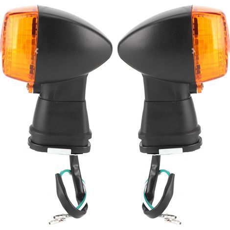 2 clignotants de moto jaunes, compatibles avec Kawasaki ZX900 Ninja ZX-9R