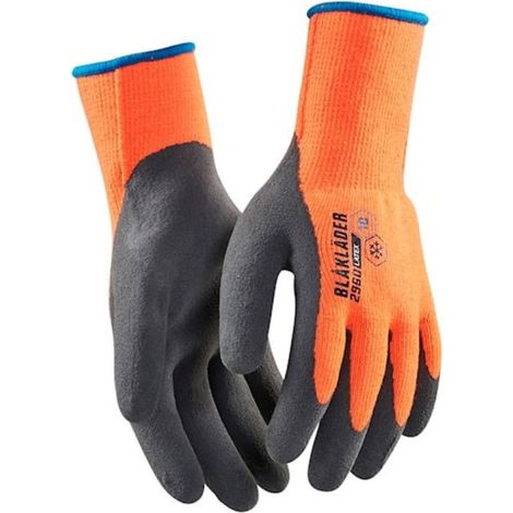 Gants de travail artisan doublés anti-froid BLAKLADER 2960 - Orange clair - 11 (2XL)