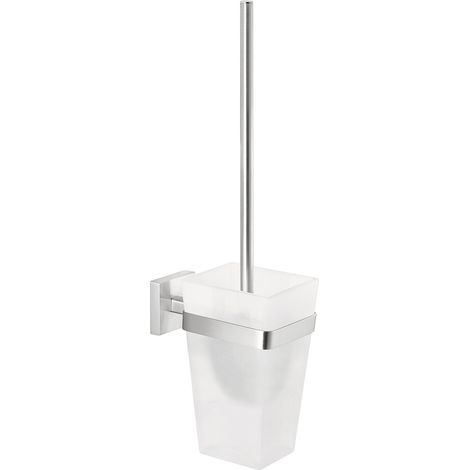 Tesa WC-Bürstenhalter EXXCLUSIV Edelstahloptik zum Kleben (1/5)